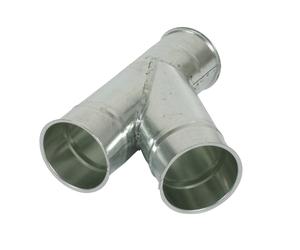 Raccord en Y professionnel acier zingué pour systèmes d'aspiration diam. 120/120/120 mm Holzkraft VSBYK120