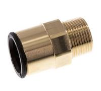 raccord enfichable 22mm x R3/4'' à filetage mâle Laiton/POM NBR