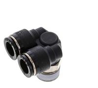 Raccord enfichable en Y 12mm x R1/2'' avec filetage mâle laiton/PBT NBR rotatif