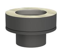 Raccord EW vers DW - double paroi - Jeremias DW-BLACK 50 200 mm