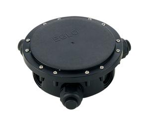 Raccord extérieur COBOX IP68 en matière synthétique noir D155mm