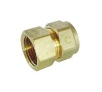 Raccord femelle à compression PER droit - SOMATHERM - Ø PER 16 - Ø taraudage 1/2""