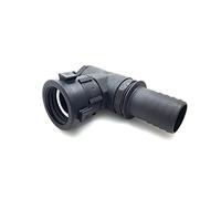 Raccord femelle S60x6 écrou Tournant avec Coude 90°Et Sortie Male Cannelé 50mm
