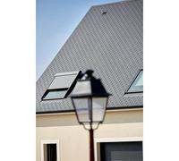 Raccord pour ardoises Gris VELUX 78x18 cm - encastré/ matériaux plats jusqu'à 8 mm - EDN MK06 0000