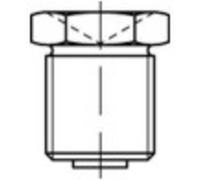 Raccord fileté de graissage TOOLCRAFT DIN3405 Acier AM6 1mm 100pcs