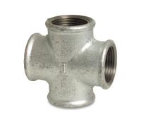Raccord Fileté Fonte Malléable 2 Pouces, Croix de Raccordement