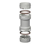Raccord flexible Bertrams Polyline EW 40FK80 DN 80 , pour connecter des tuyaux flexibles