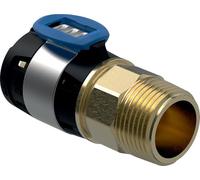 RACCORD FLOWFIT AVEC FILETAGE MALE CUZN21SI3P D=16MM R=1/2