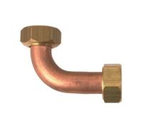 Raccord fou femelle coudé 15X21 laiton - - D09701B