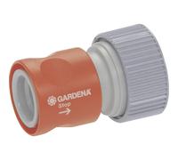 Raccord GARDENA 02814-20 plastique avec système aquastop raccord enfichable, Ø
