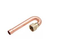 Raccord gaz coudé 180° F1/2 16 + joint - BANIDES - 220616