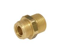 Raccord gaz double mâle - Rousseau - À visser - Filetage 15x21 - Filetage 20x150 - Certifié NF Gaz