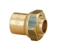 Raccord gaz naturel Fer/Cuivre Femelle + joint à souder 2p 40x49/cu 35 la piece