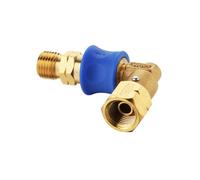 CADAC Raccord rapide gaz rotatif G1/2" coudé - Métal - pour 2-Cook & Citi Chef 40 - Cuivre/Bleu