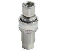 Raccord hydraulique à déconnexion rapide M20 x 1,5 mm Filetage femelle en acier au carbone Coupleur de qualité construction pour applications industrielles lourdes