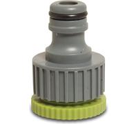 Raccord Hydro-Fit PVC-U 1/2-3/4" femelle x click mâle Gris/Vert