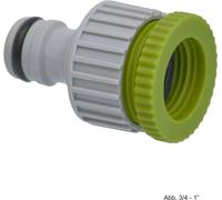 Raccord Hydro-Fit PVC-U 3/4-1" femelle x click mâle Gris/Vert