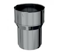 Raccord inox poêle/tubage mâle 150 Ø 180/186 mm TEN