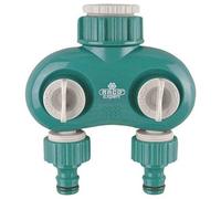 Raccord jardin / Sélecteur 2 circuits droit 3/4" 1