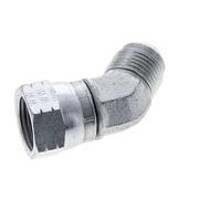 Raccord JIC coudé 45deg UNF 7/8''-14 Mâle x Femelle Acier 210bar (2950.5psi)