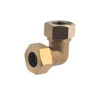 Raccord joint mixte (a Visser) pour Tube Cuivre Coude Egal Ø16 NOYON & THIEBAULT