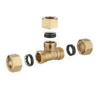Raccord joint mixte (a Visser) pour Tube Cuivre Té Egal Ø16 NOYON & THIEBAULT
