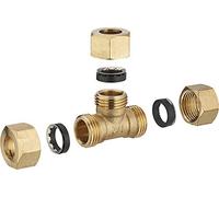Raccord joint mixte (a Visser) pour Tube Cuivre Té Egal Ø18 NOYON & THIEBAULT