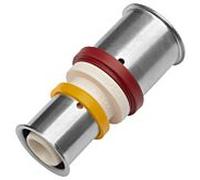 Raccord KAN-therm 1009042035 26 x 25 mm, PPSU, réduit, avec manchon de compression U et TH