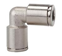 Raccord L en métal pour tuyau extérieur Ø 16 mm, pression de travail max. 16 bars, tampon de fonctionnement. -20 °C à 150 °C, MS vern.
