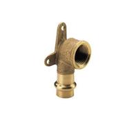 Raccord Laiton A Sertir - Coude Applique Ff Ø15X1/2""(15/21)