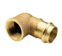 Raccord Laiton À Sertir Et Visser - Coude 90° Ff Ø28X1""(26/34)