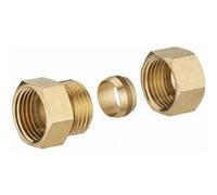 Raccord laiton bicone femelle F1/2' (15x21) pour tube cuivre NOYON & THIEBAULT - Ø 14 mm - 413-1514L1 Cuivre G