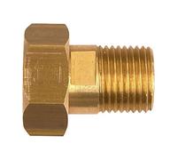 Raccord laiton compteur Mâle 1/2 Femelle écrou libre 1/2