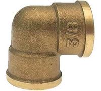 Raccord laiton coudé 90° femelle à visser Ø 3/8" - lot de 5