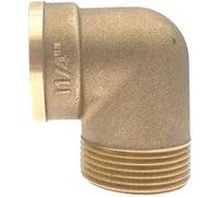 Raccord laiton coudé 90° mâle femelle à visser Ø 5/4" - lot de 10