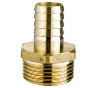 Ribiland Raccord laiton mâle droit cannelé 02269 – Diamètre 19 mm