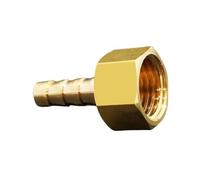 Raccord laiton femelle NPT vers barbelure tuyau carburant 1 pièce | Raccord en laiton résistant à la corrosion avec filetage femelle NPT et extrémité barbelure(1l4 Npt to 3l8 Inch)