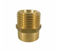 Raccord Laiton Réduit 3/4" x 1" - Double Mamelon Fileté