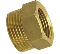 Raccord laiton réduit fileté M15x21 F12x17 sans butée Boutté 243 2111815
