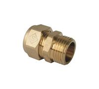 Somatherm Raccord droit mâle PER à compression Fixoconnect 12 mm x 15/21 - 1/2"