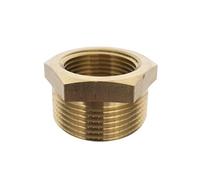 Raccord mamelon réduction mâle femelle en laiton à visser Ø 1/2" x 3/8" - lot de 5
