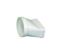 RACCORD MIXTE DROIT POUR CONDUIT RECTANGULAIRE PVC RIGIDE DIAMETRE 100 MM ATLANTIC