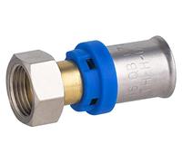 Raccord Multicouche à Sertir Multi profils TH-H-U diamètre Ø16 mm - à visser Femelle tournant 12x17 (3/8) - Norme NF 545 pour réseau d'eau potable et chauffage NOYON & THIEBAULT