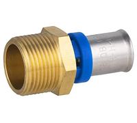 Raccord Multicouche à Sertir Multi profils TH-H-U diamètre Ø16 mm - à visser Mâle 20x27 (3/4) - Norme NF 545 pour réseau d'eau potable et chauffage NOYON & THIEBAULT