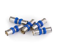 Raccord Multicouche à Sertir Multi profils TH-H-U Jonction égale diamètre Ø16 mm - sachet de 5 raccords - Norme NF 545 pour réseau d'eau potable et chauffage NOYON & THIEBAULT