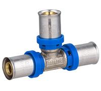 Raccord Multicouche à Sertir Multi profils TH-H-U té égal diamètre Ø16 mm - Norme NF 545 pour réseau d'eau potable et chauffage NOYON & THIEBAULT
