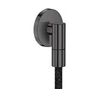 Axor Fine - Coude mural, chrome noir brossé 36737340