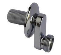Raccord mural contre coudé M15/21 - M20/27 32mm rosace