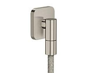 Raccord mural Hansgrohe AXOR 36739800 Softsquare G1/2" optique inox