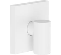 Raccord mural Hansgrohe FixFit Fine, avec dispositif anti-retour, finition blanc mat